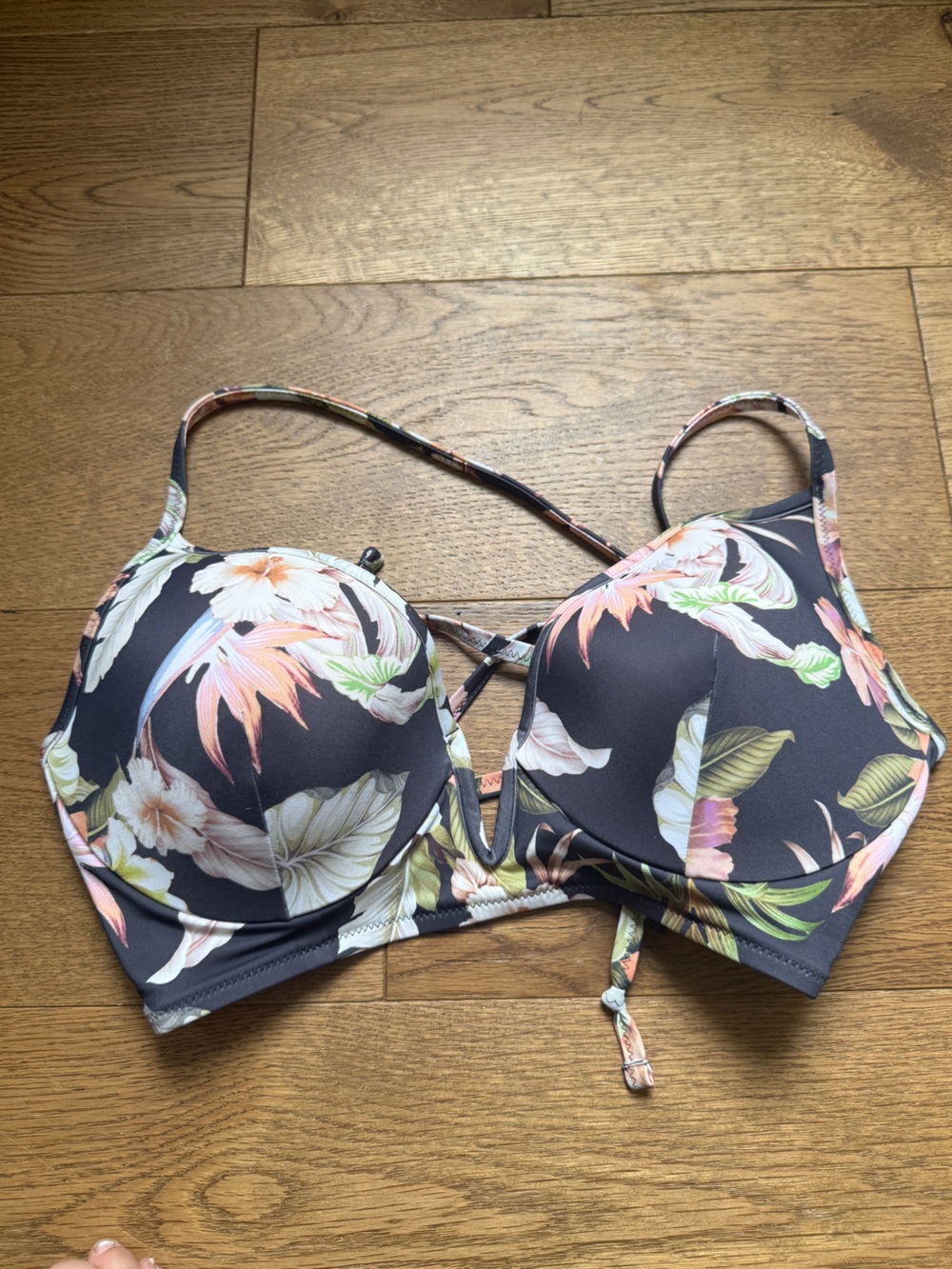 Floral Bikini Top - 36D